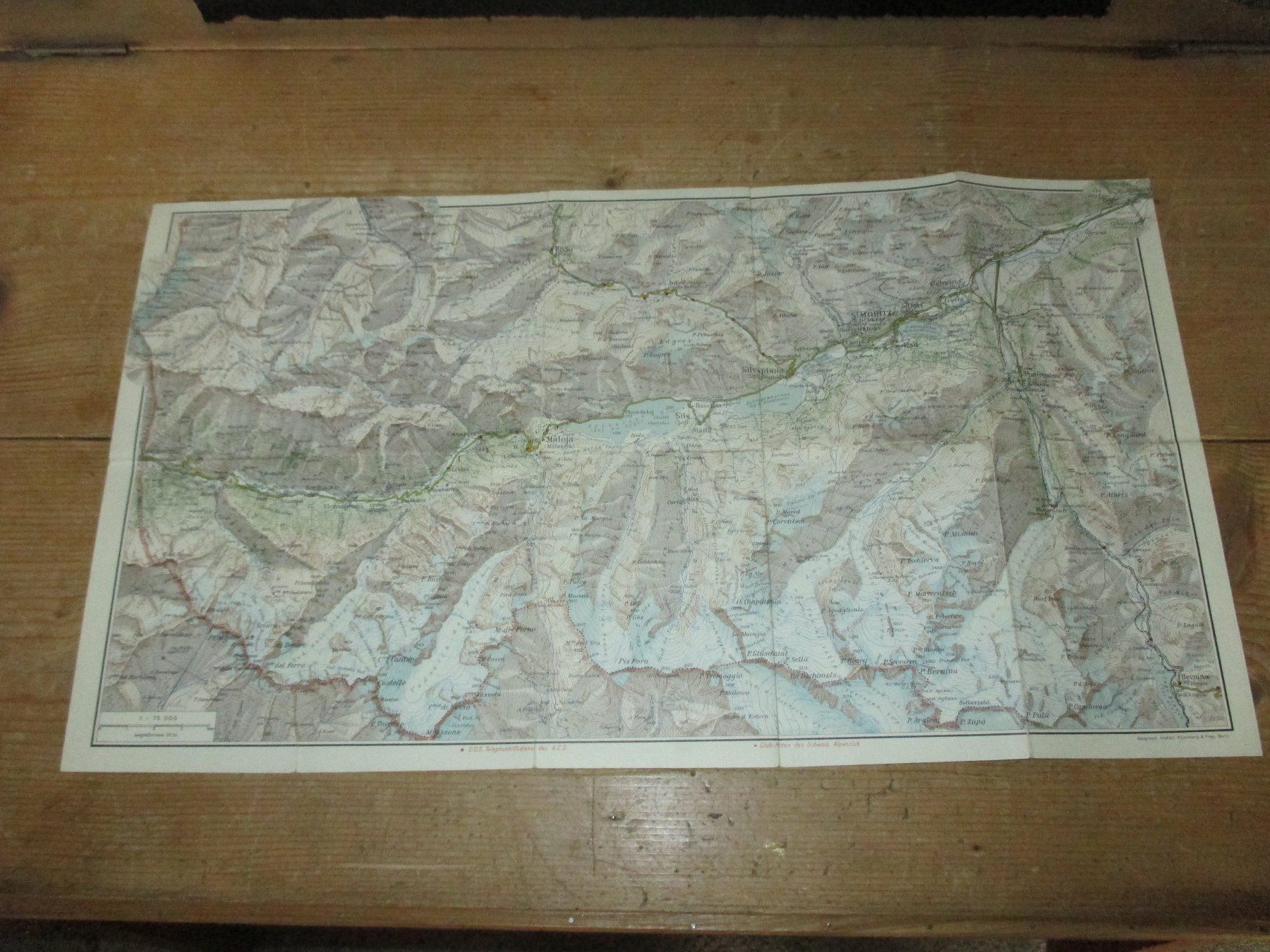 Cartes géographiques & atlas: Maloja Poststrasse, 1939 – D'occasion à Flims - Dorf par Stagediver 2