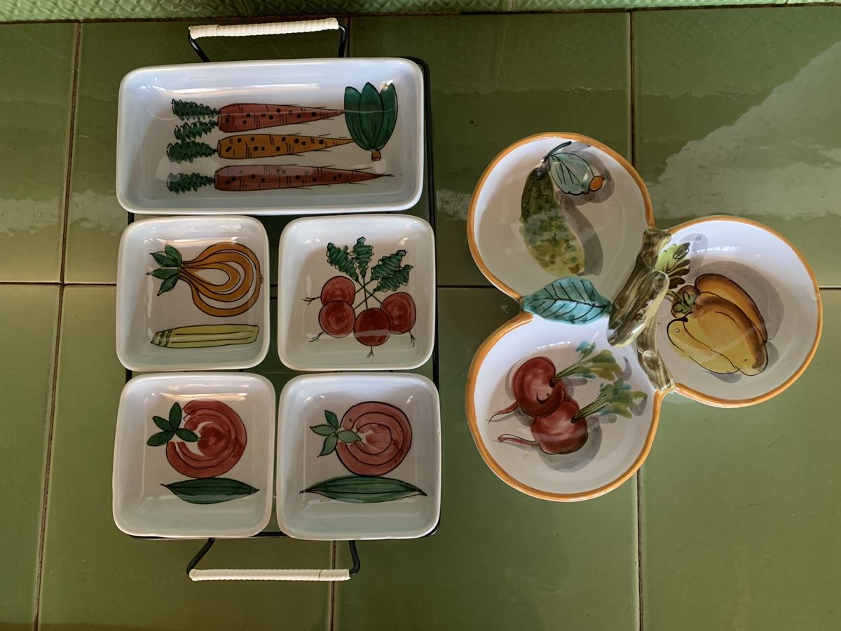 Ciotole: Vintage Keramik Apéro Schalen – Usato da Egg b. Zürich venduto da ohtannenbaum