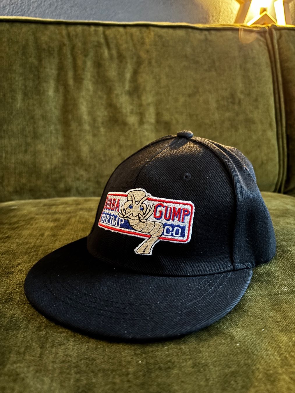 Copricapi, berretti & cappellini: Bubba Gump Cap Forrest Gump Snapback Baseballkappe schwarz – Nuovo (secondo la descrizione) da Herrliberg venduto da Tcardo 2