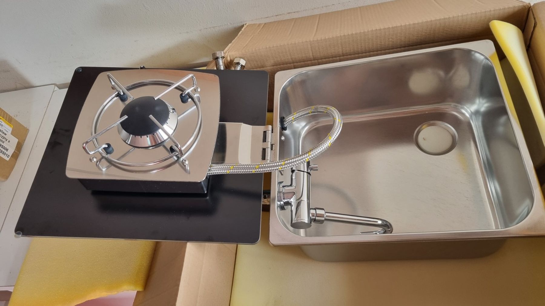 Cucine complete: Spüle mit Kochfeld Camper Wohnmobil – Nuovo e nell'imballaggio originale da Fürigen venduto da Bucheli59 7