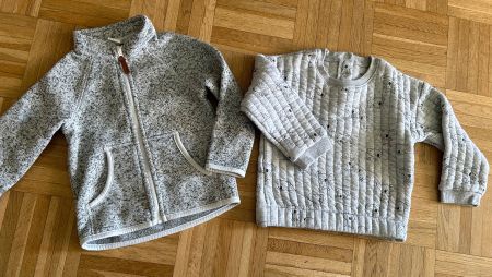 Lot de 2 pulls chauds unisexe / taille 92