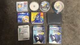 Leere DVD und Hüllen/ Beschriftung