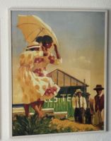 Jack Vettriano, ART PRINT, passender Vintagerahmen
