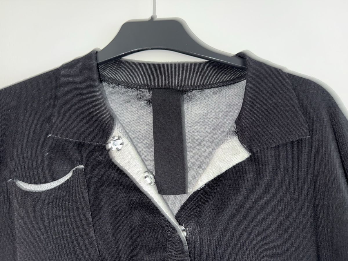 Giacche: Damen Strickjacke schwarz mit Designelementen Grösse S – Nuovo (secondo la descrizione) da Schachen LU venduto da Bassman02 1