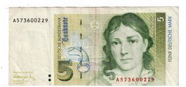 5 Deutsche Mark - 1991 - Deutschland - A5736002Z9