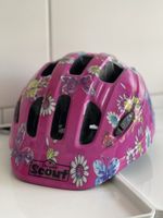 Kids Bike Helmet Pink Flowers & Butterflies Size S/M for Sum