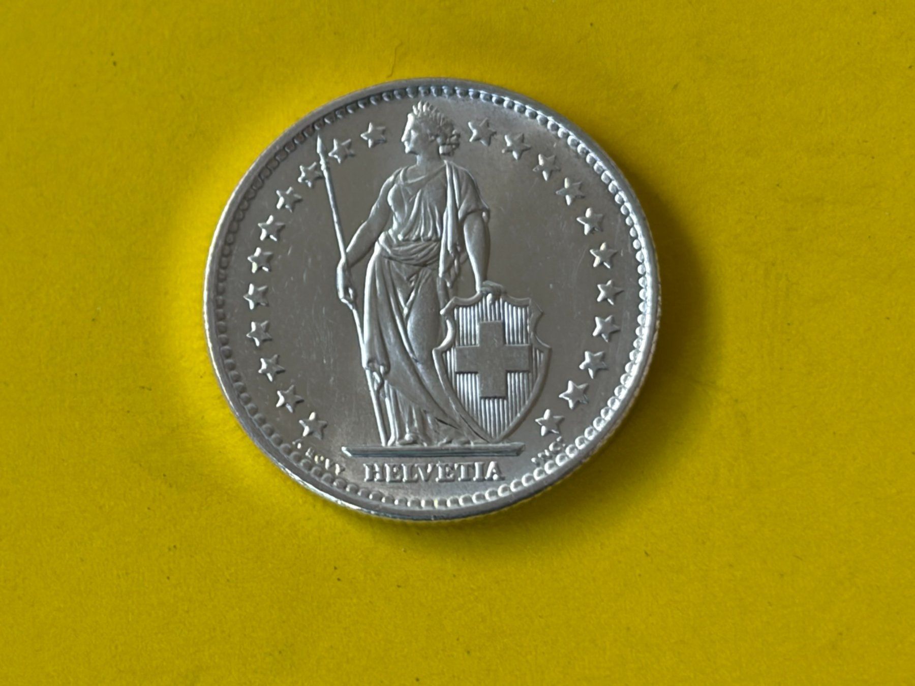 Tutti le monete: 2 Fr. 1965 stempelglanz – Usato da Kräiligen venduto da wolle2101 1