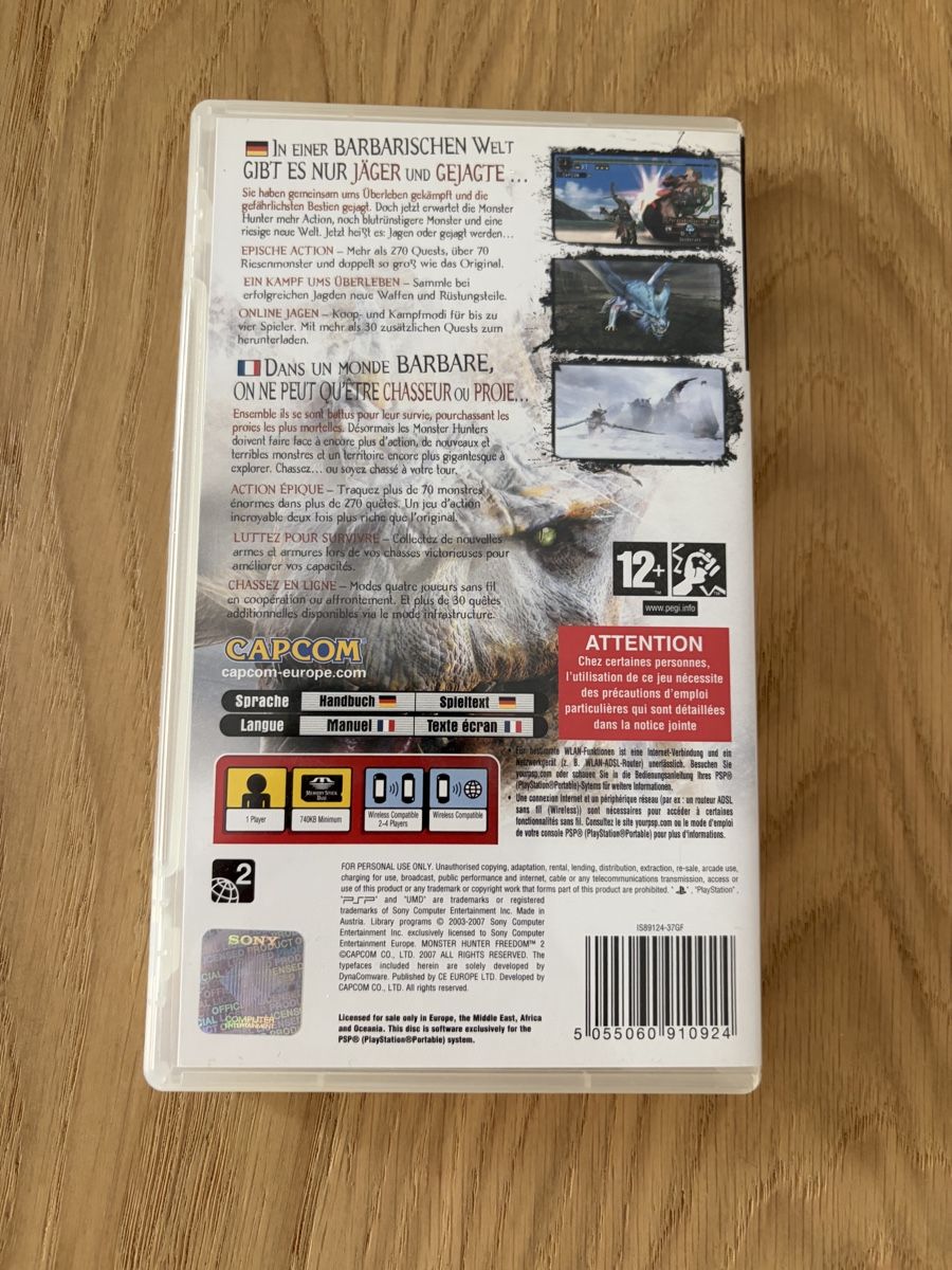 Sony Spiele: Monster Hunter Freedom 2 - PSP – Gebraucht aus Pully von FunkyGames 1