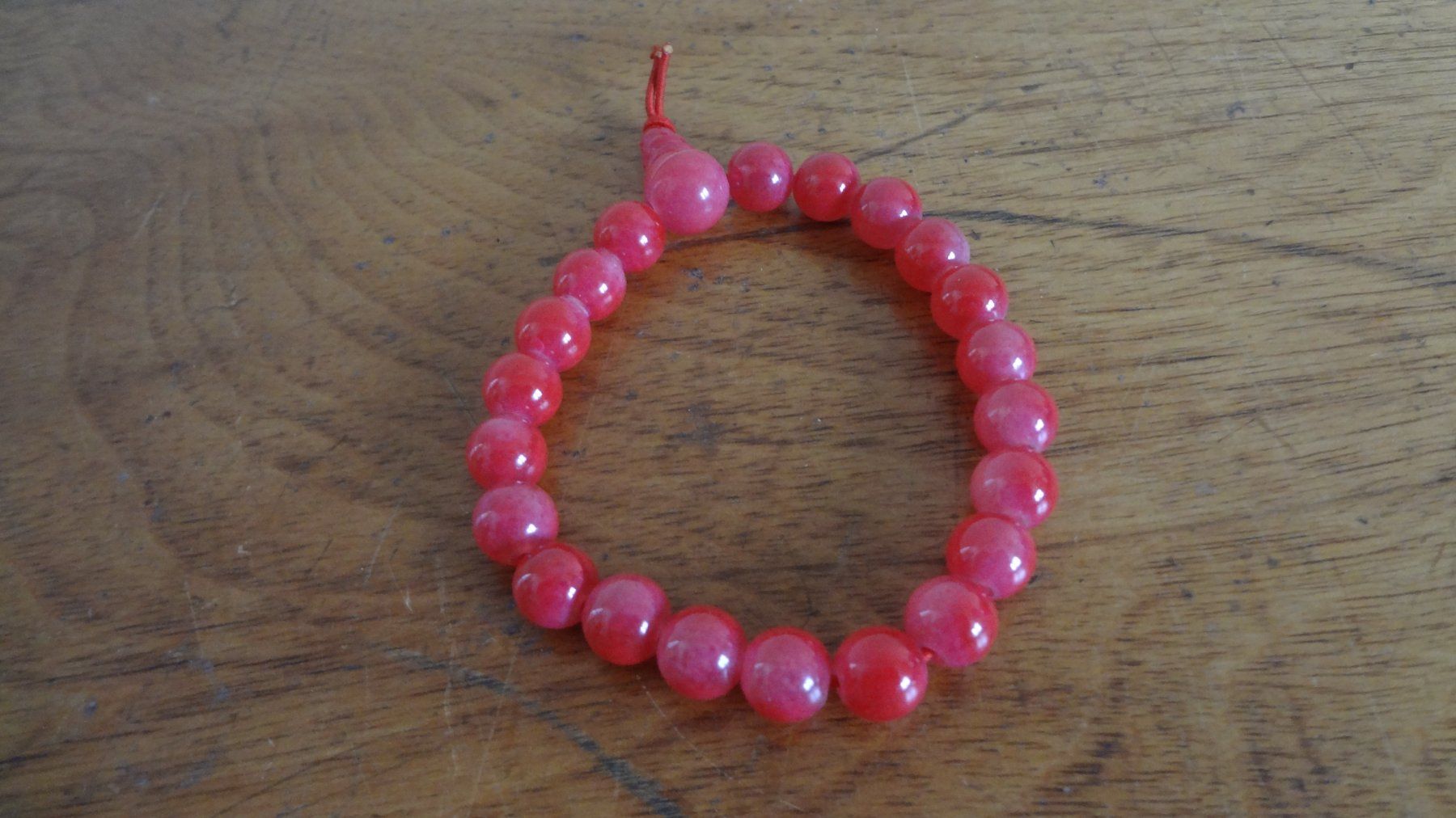 Bracciali & Braccialetti: Armband aus rosa Glasperlen – Usato da St. Margrethen SG venduto da audiolounge