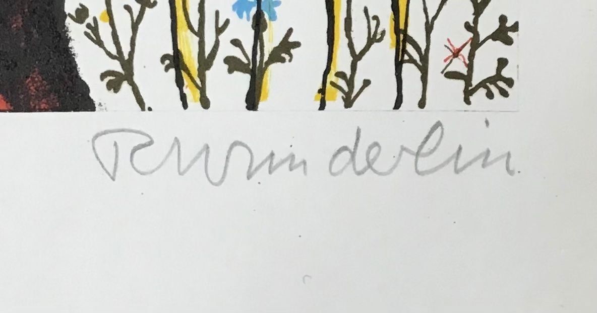 Grafiken & Lithographien: 4x Rudolf WUNDERLIN Lithographien Handsigniert – Gebraucht aus Gersau von grafik-kunst 2