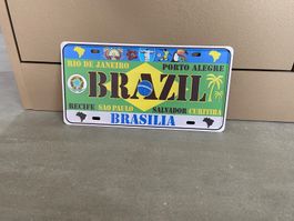 BRAZIL Dekoration Vintage Blech Tafel ! Ab 10.- CHF