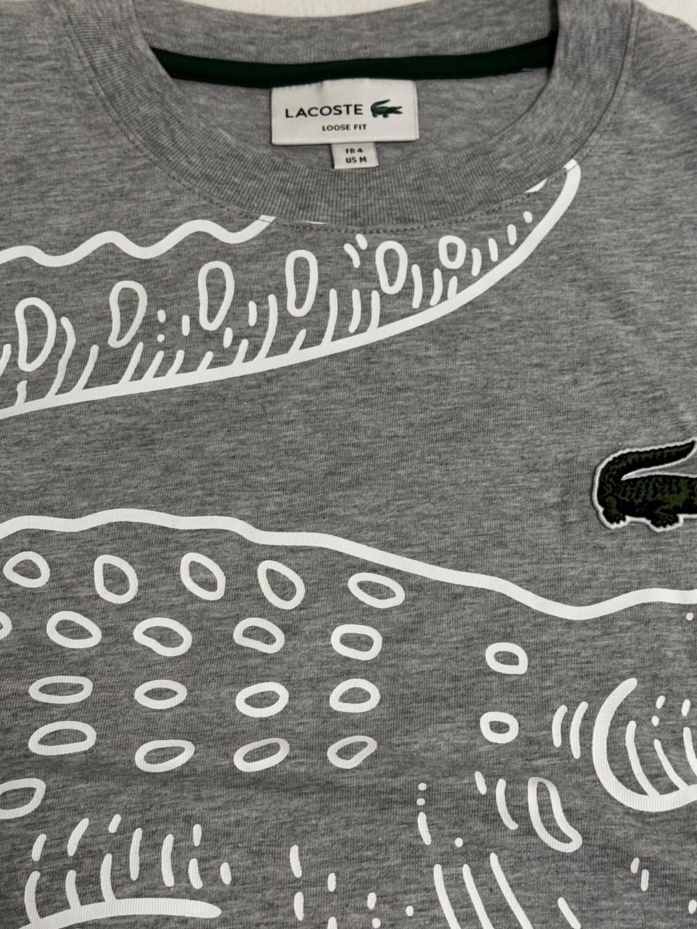Lacoste T-shirt: Lacoste T-Shirt grau – Usato da Altishofen venduto da N.97 1