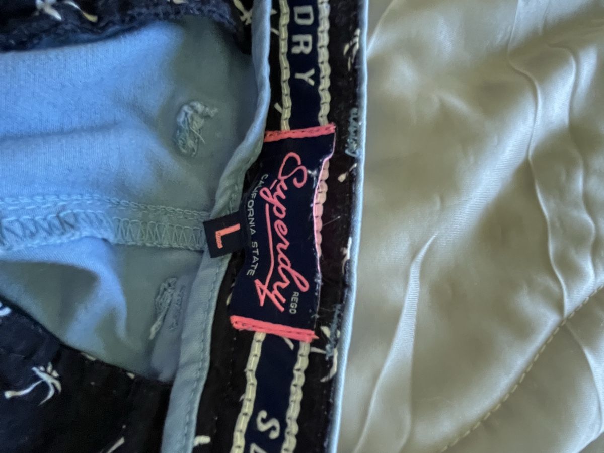 Superdry Pantaloni: Superdry Shorts Hellblau Gr. L – Usato da Giswil venduto da Mauritius9026 2