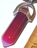 Halskette 5096 – Säule – Streifen Onyx
