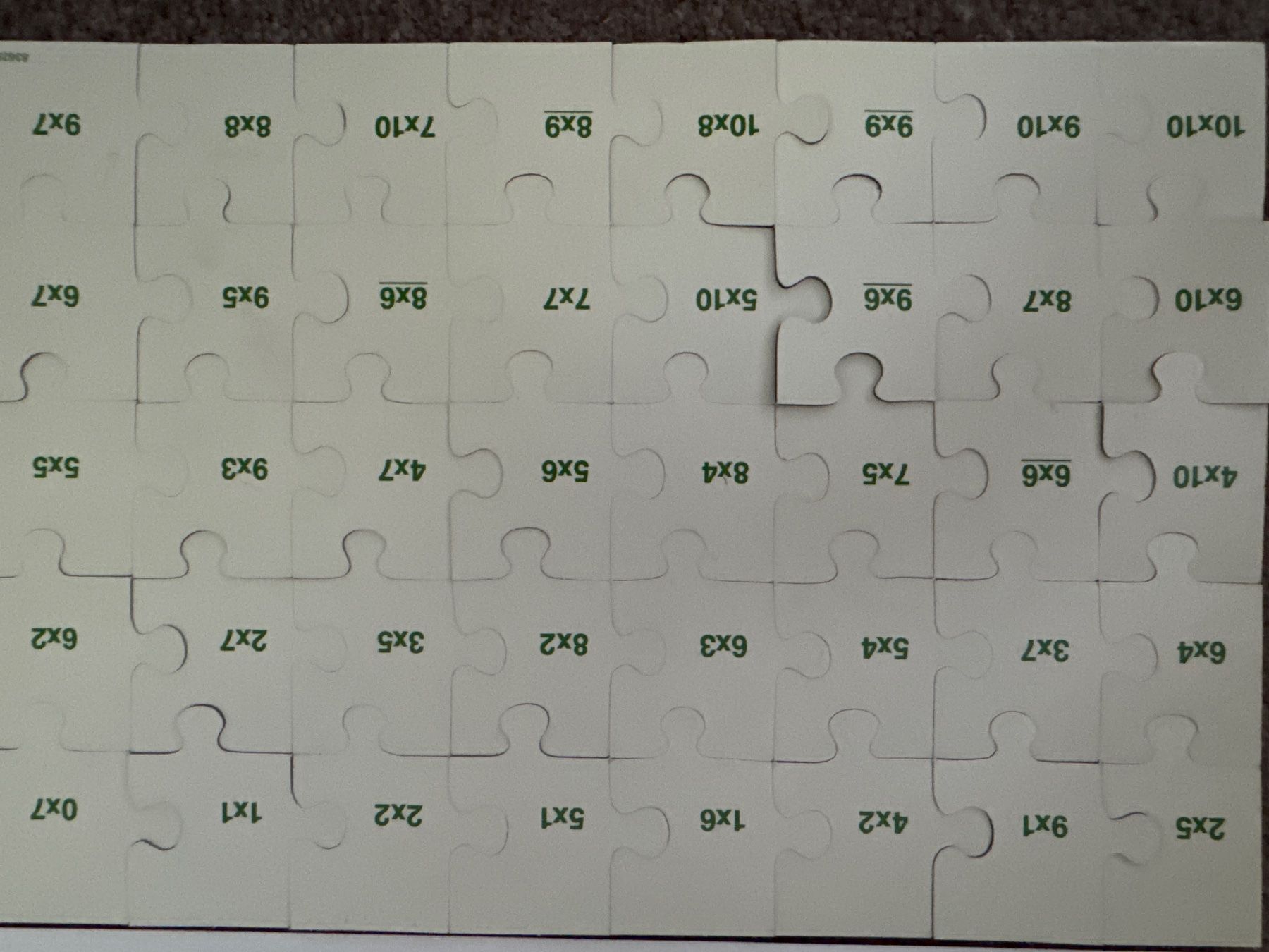 Schubi Lernmedien Giochi: SCHUBI Puzzle 1 x 1 Mathe bis 100 – Usato da Aarau venduto da Kilauea 5