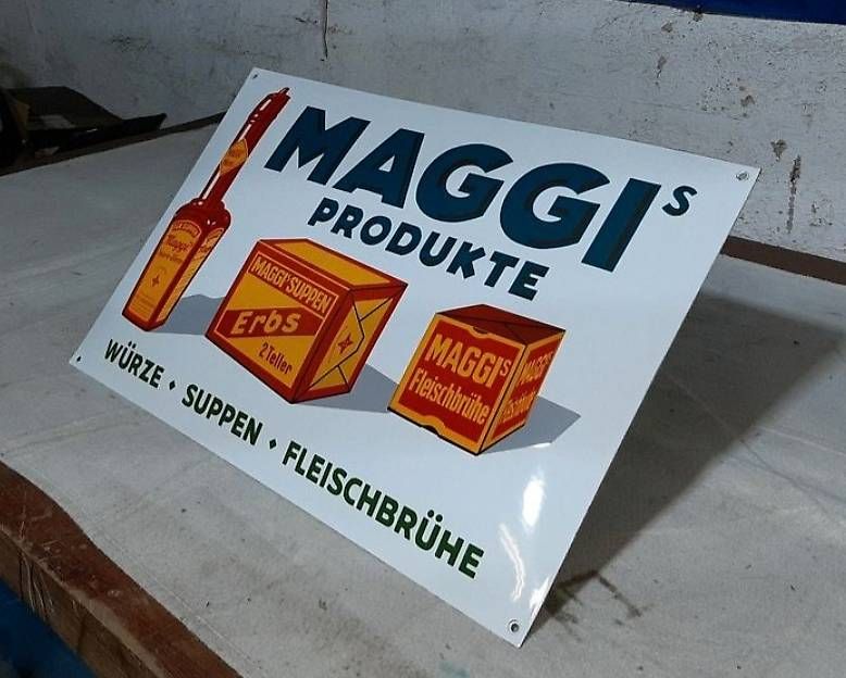 Schilder: Maggi,emailschild von 1987 top zustand – Gebraucht aus Riehen von harald13 4