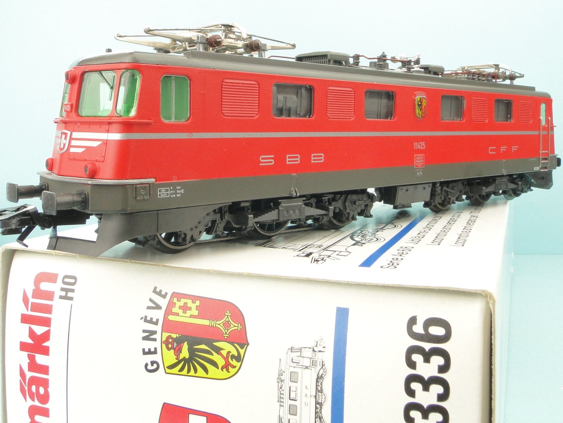 Märklin Modellini di ferrovie: Märklin 3336 Ae 6/6 Genf – Usato da Bülach venduto da cann11