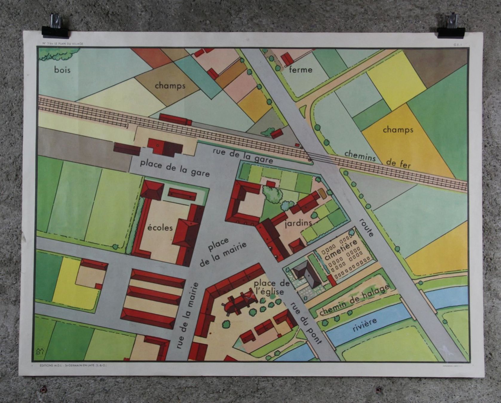 Foto & Immagini: doppel Schulwandbild "Alpen, Stadtplan" – Usato da Birrwil venduto da brandschatz_birrwil 1