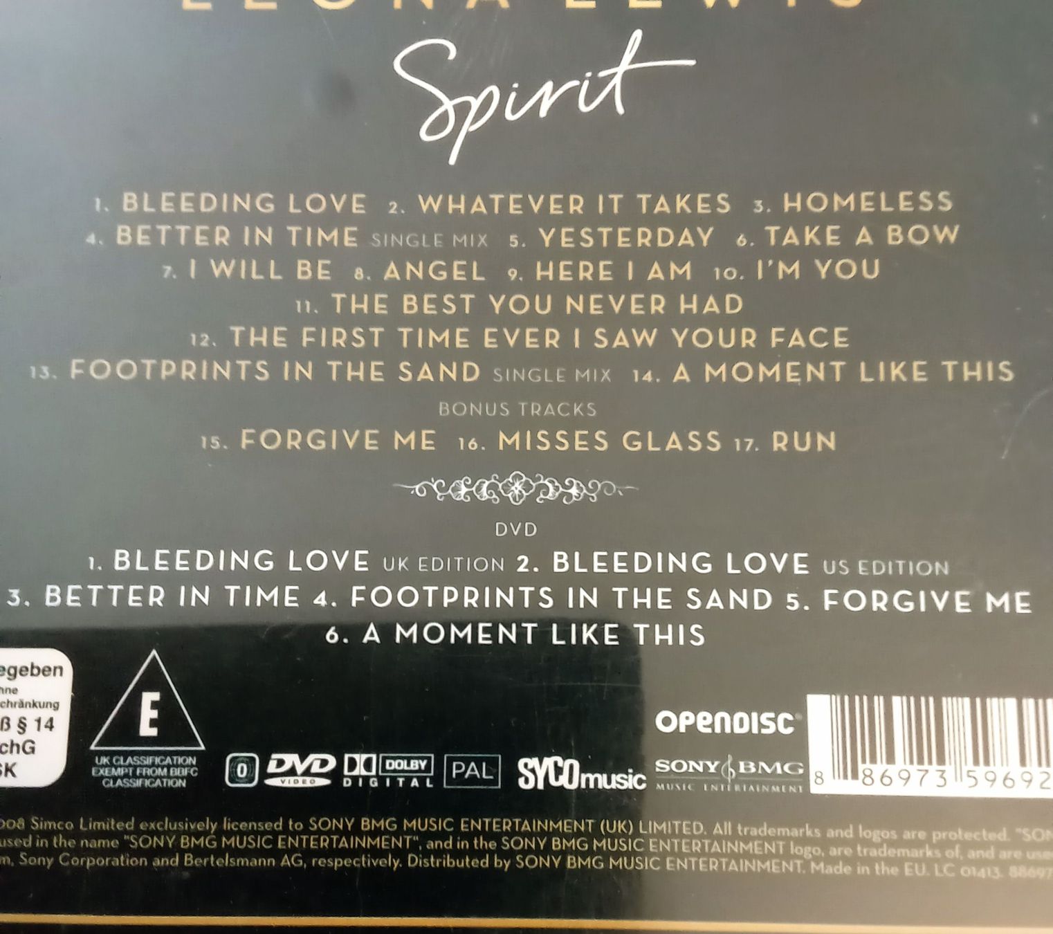 CD: Leona Lewis – Usato da Liebefeld venduto da CD-Urs 1