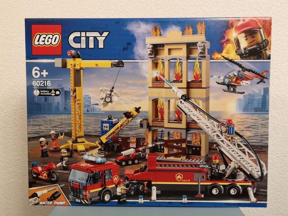 Lego City 60216 Downtown Fire Brigade (Neu und originalverpackt) in ...