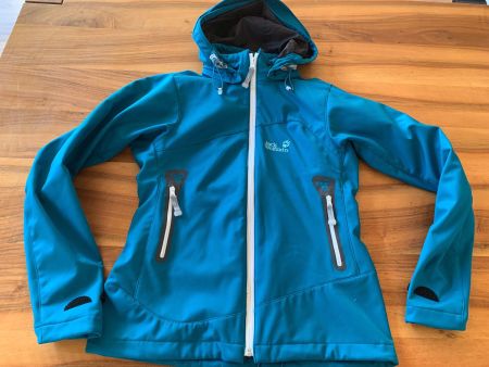 Jack Wolfskin Softshell Jacke, Petrol, Gr. S, Top!