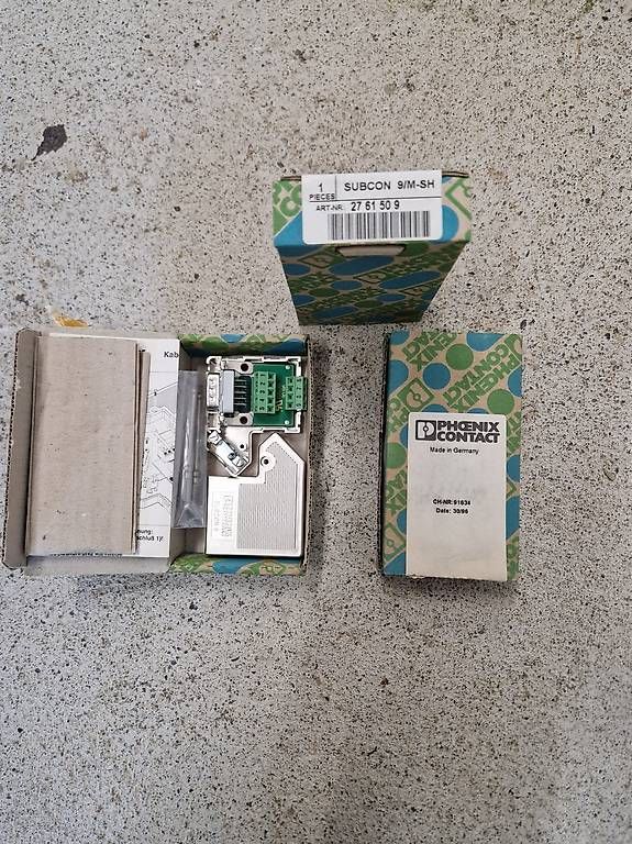 Phoenix Contact Elektronikbauteile: DSub 9 Stecker – Neu und originalverpackt aus Bülach von Myflomi 2
