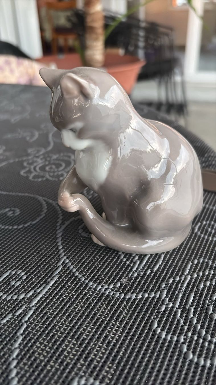 Bing & Grøndahl Statuette: Katze von B&G Nummer 1553 – Usato da Kreuzlingen venduto da Brandis1 1