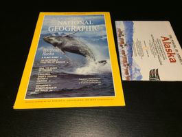 NATIONAL GEOGRAPHIC English ed. JANUARY 1984 W. map Alaska