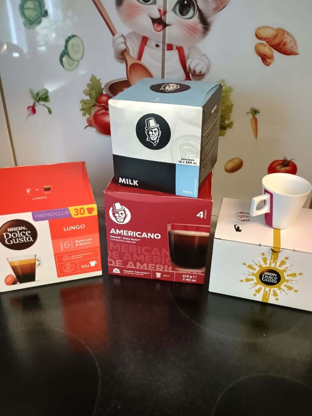 Aliments & Spécialités: 76x Kapseln verschieden Dolce Gusto – Neuf avec emballage d'origine à Schaffhausen par Second77