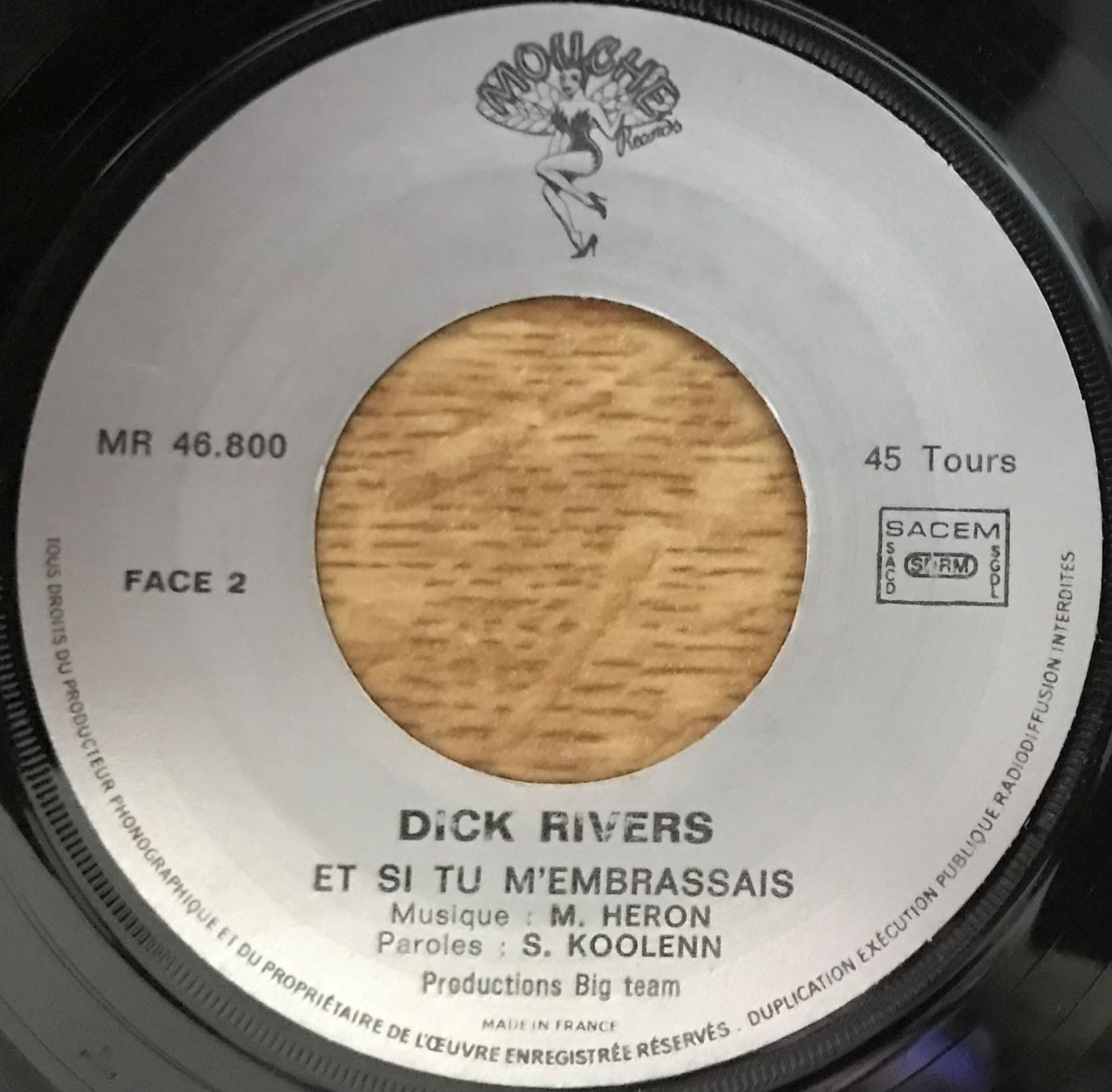 Schallplatten: DICK RIVERS - HEY MAMY – Gebraucht aus Bussigny von vinyl-pas-cher 3