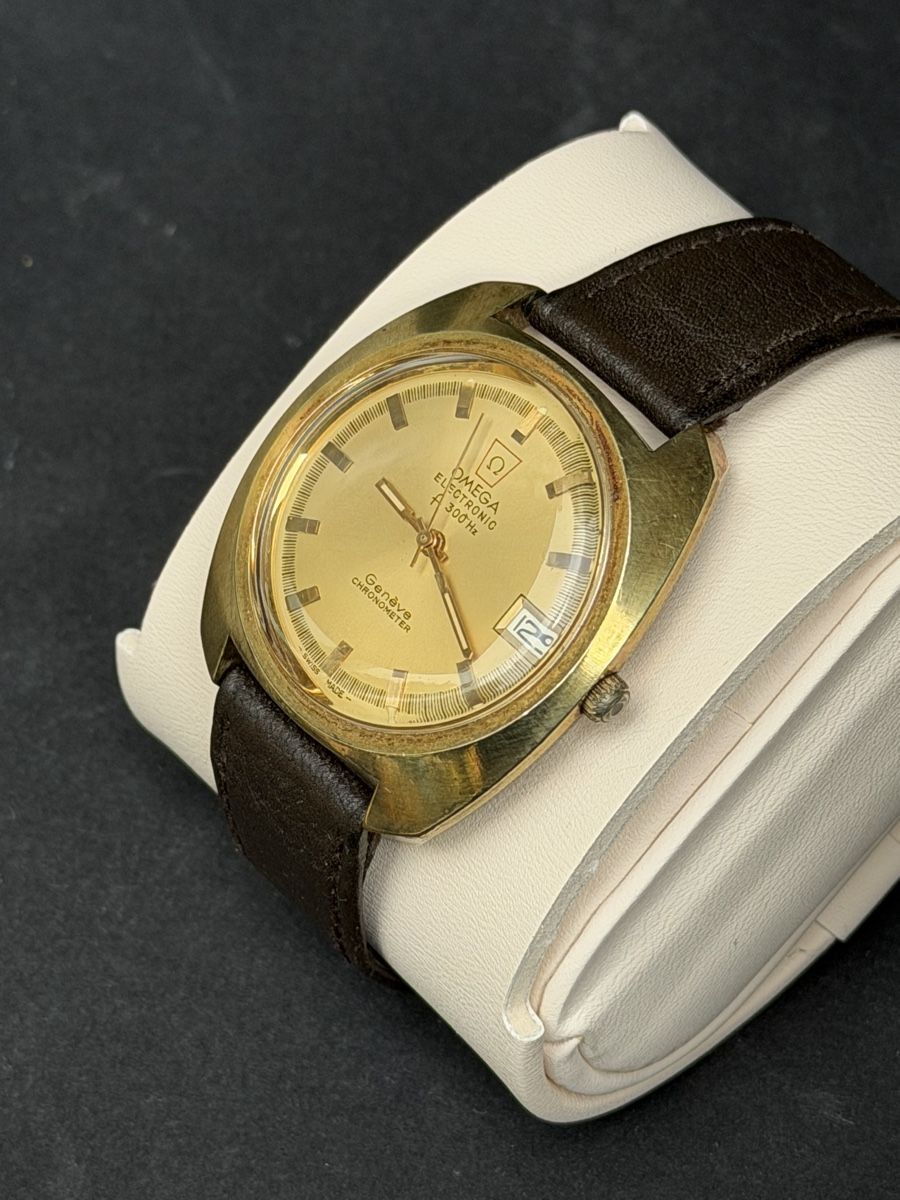 Omega Orologi: Omega Electronic f300hZ plaque  – Usato da Winterthur venduto da YSCHU 2