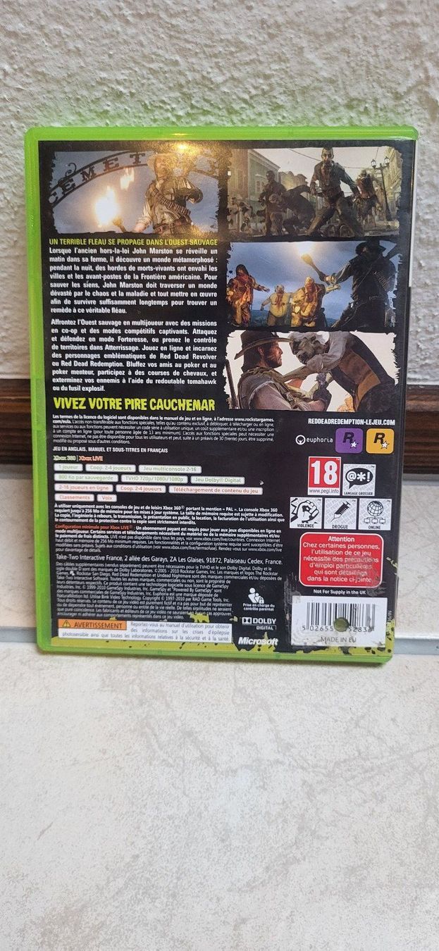 Microsoft Spiele: Xbox 360 – Red Dead Redemption Undead Nightmare – Gebraucht aus Münsingen von Heroism2010 1