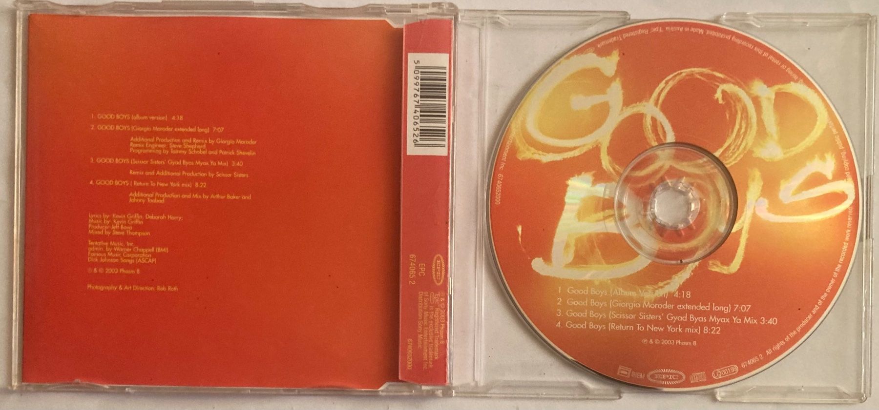 CDs: BLONDIE - GOOD BOYS – Gebraucht aus Poliez-Pittet von Newtown-Records 1