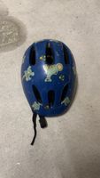 Kinder Fahrradhelm blau Elefanten Motiv Grösse S
