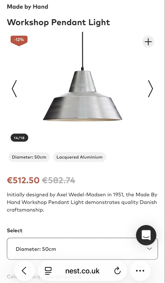 Kronleuchter & Deckenlampen: Designerlampe Made by Hand Aluminium – Gebraucht aus Basel von Nath-
