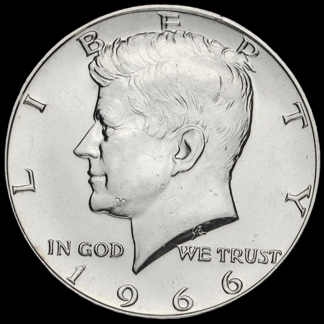 Tutti le monete: USA half dollar 1966 - ARGENT - seulement 1.- – Usato da Les Bois venduto da Ethanniry
