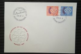 1959 FDC Europäische Konferenz der PTT