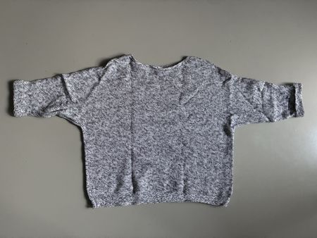 H&M Basic Grey Speckled Knitted Jumper - Size M