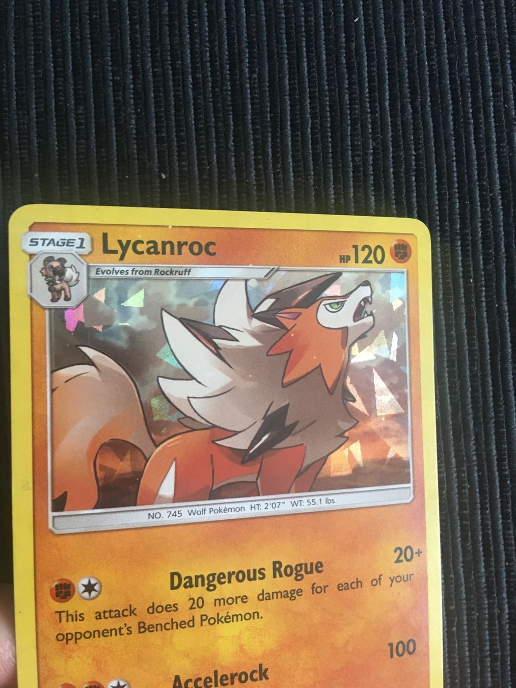 Pokémon Sammelbilder & Trading cards: Pokemon Lycanroc Holo Cracked Ice Englisch – Neu (gemäss Beschreibung) aus Wabern von Collectfun 1
