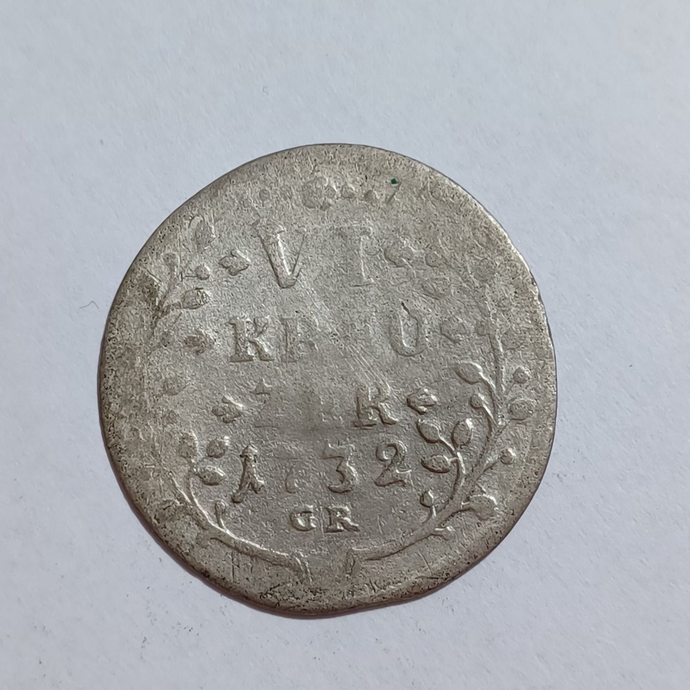 Alle Münzen: 6 Kreuzer 1732 St. Gallen – Gebraucht aus Pfäffikon ZH von Schweizer_Muenzen 1