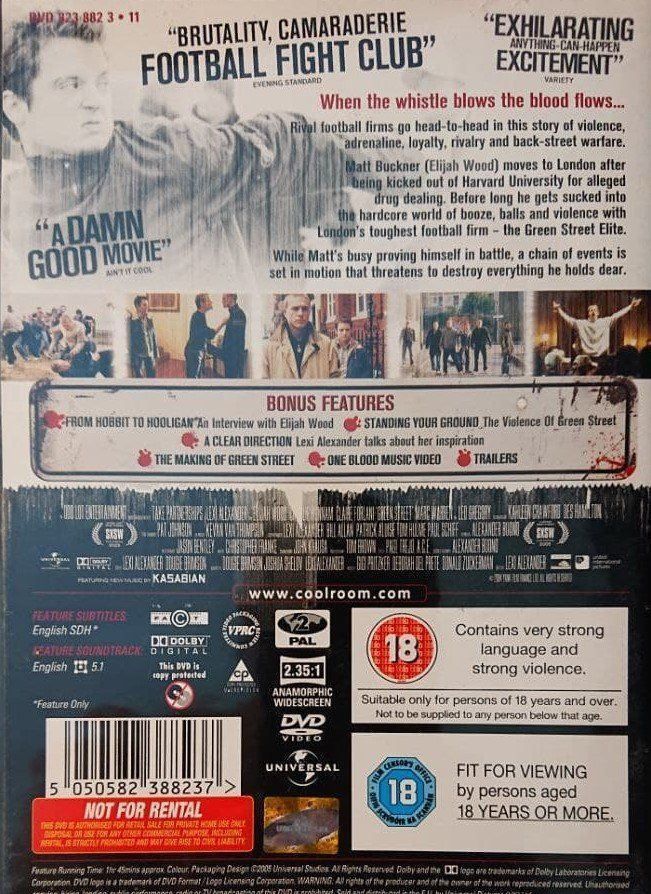 Tutti i DVDs: Green Street – Usato da Zürich venduto da Raz88 1