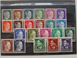Deutsches Reich Adolf Hitler Briefmarken postfrisch