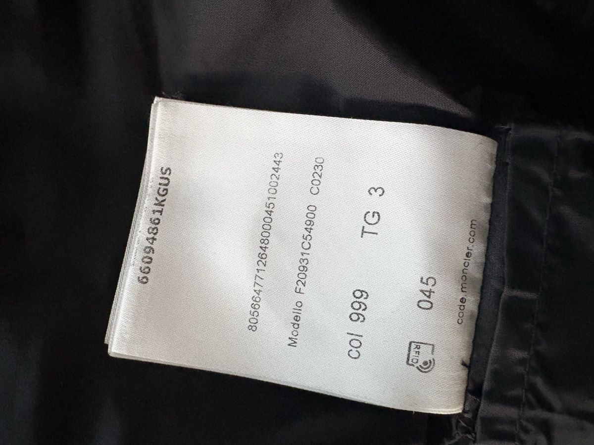 Moncler Cappotti: MONCLER Mantel schwarz – Usato da Bern venduto da Sabischu 5