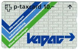 Taxcard KF-205 Kapag Zumikon 500 Ex ungebraucht