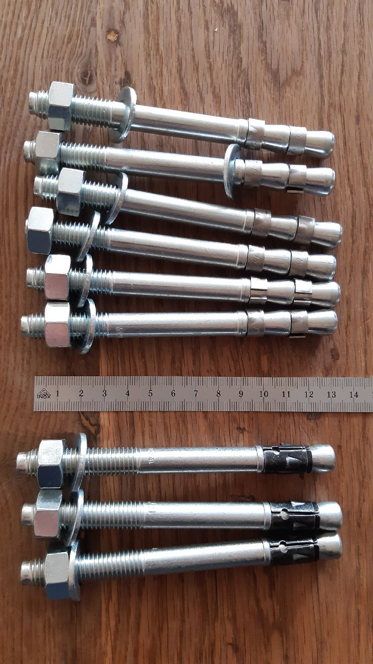 Anker: 9 Stk Schwerlastanker M12 x 130mm – Neu (gemäss Beschreibung) aus Oey von Parkplatzbrocki