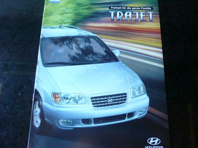Hyundai Documenti: Hyundai Trajet Prospekt 2000 – Usato da Zofingen venduto da sosalinos01
