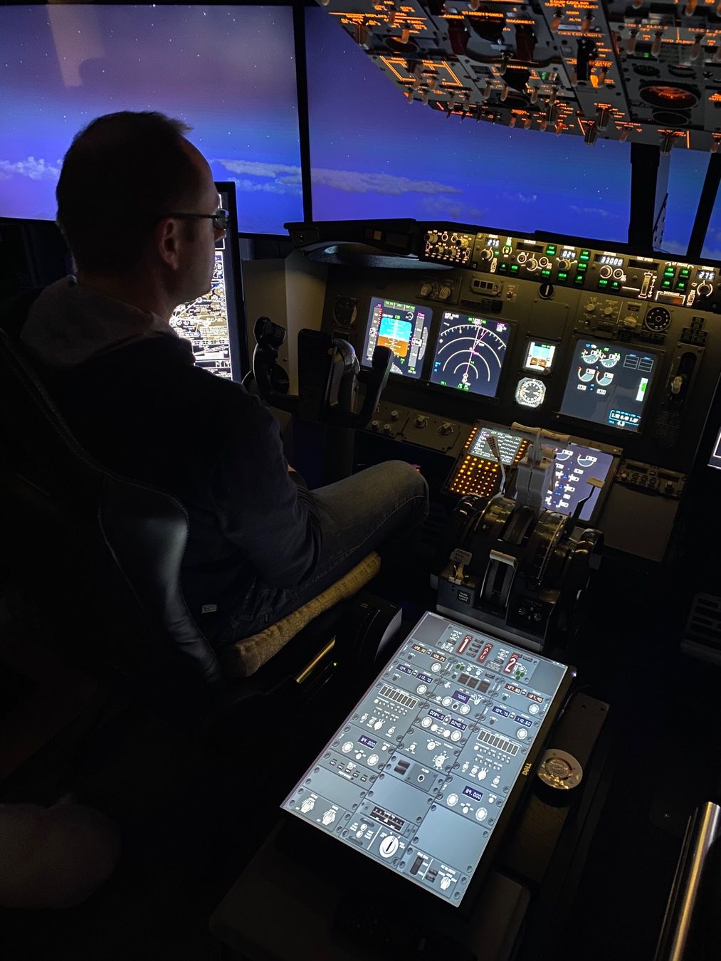 PC: Flugsimulator-Cockpit (Jetmax Boeing 737-800) – Usato da Wilen b. Wollerau venduto da Nobu