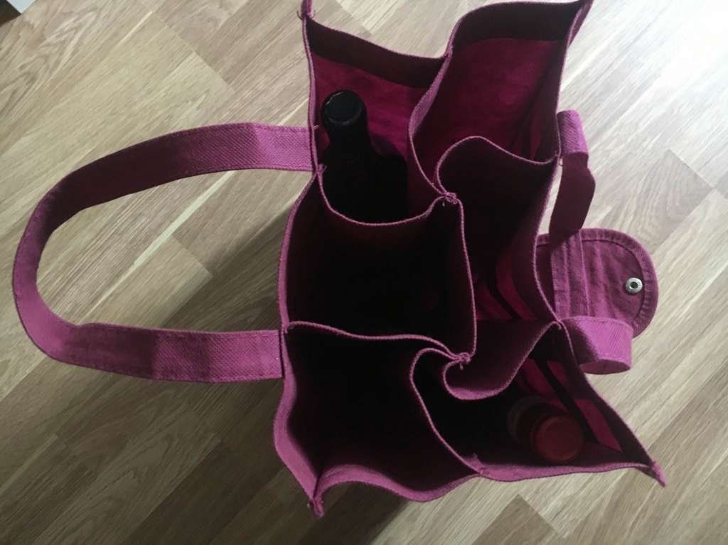 Taschen: Weinflachen -Tasche / Einkaufstasche mit 6 Fächern – Neu (gemäss Beschreibung) aus Zürich von Tivoli2 1