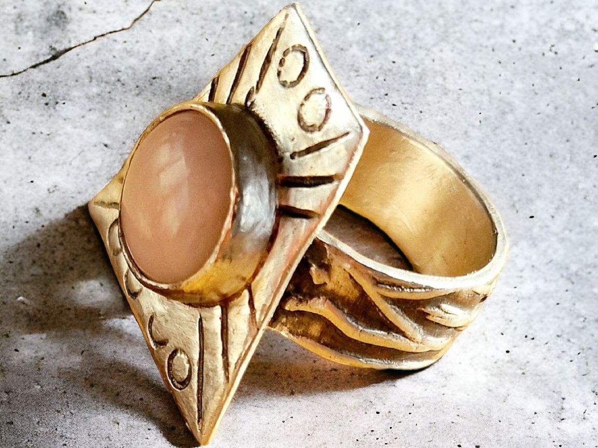 Bagues: Statement-Ring, Silber mit pink Andenopal, Gr. 54 – Neuf avec emballage d'origine à Aarau par Schmuckhoehle_MD 1