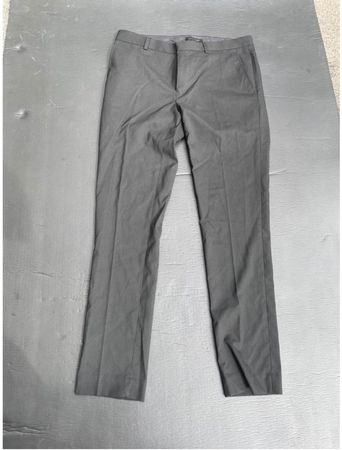 Elegante schwarze Stoffhose / Anzugshose 32/32